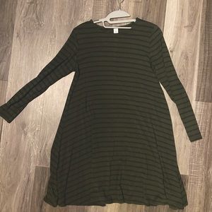 Old Navy, hunter green dress